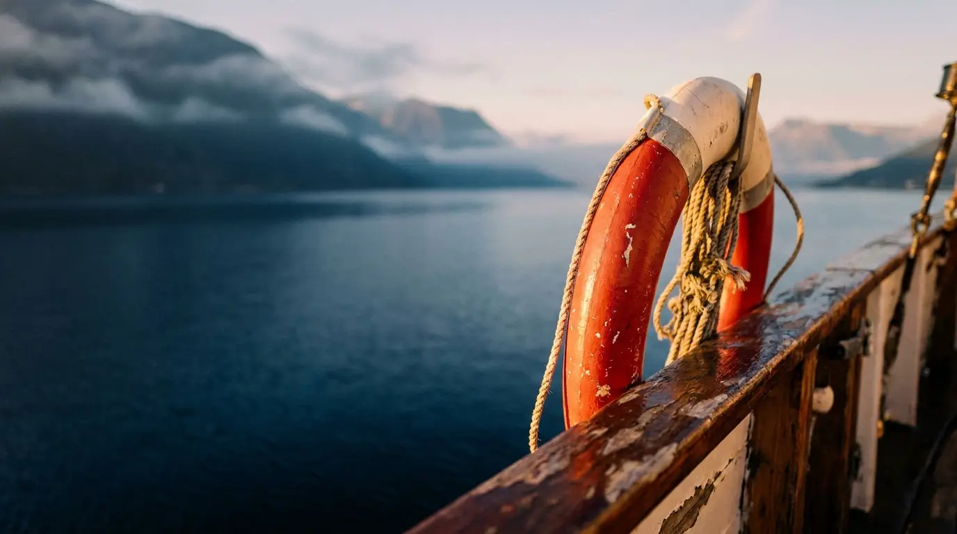 Norsk kyst og fjord ved Risør